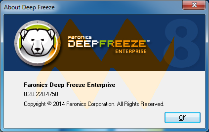 Deep Freeze Enterprise 8.20