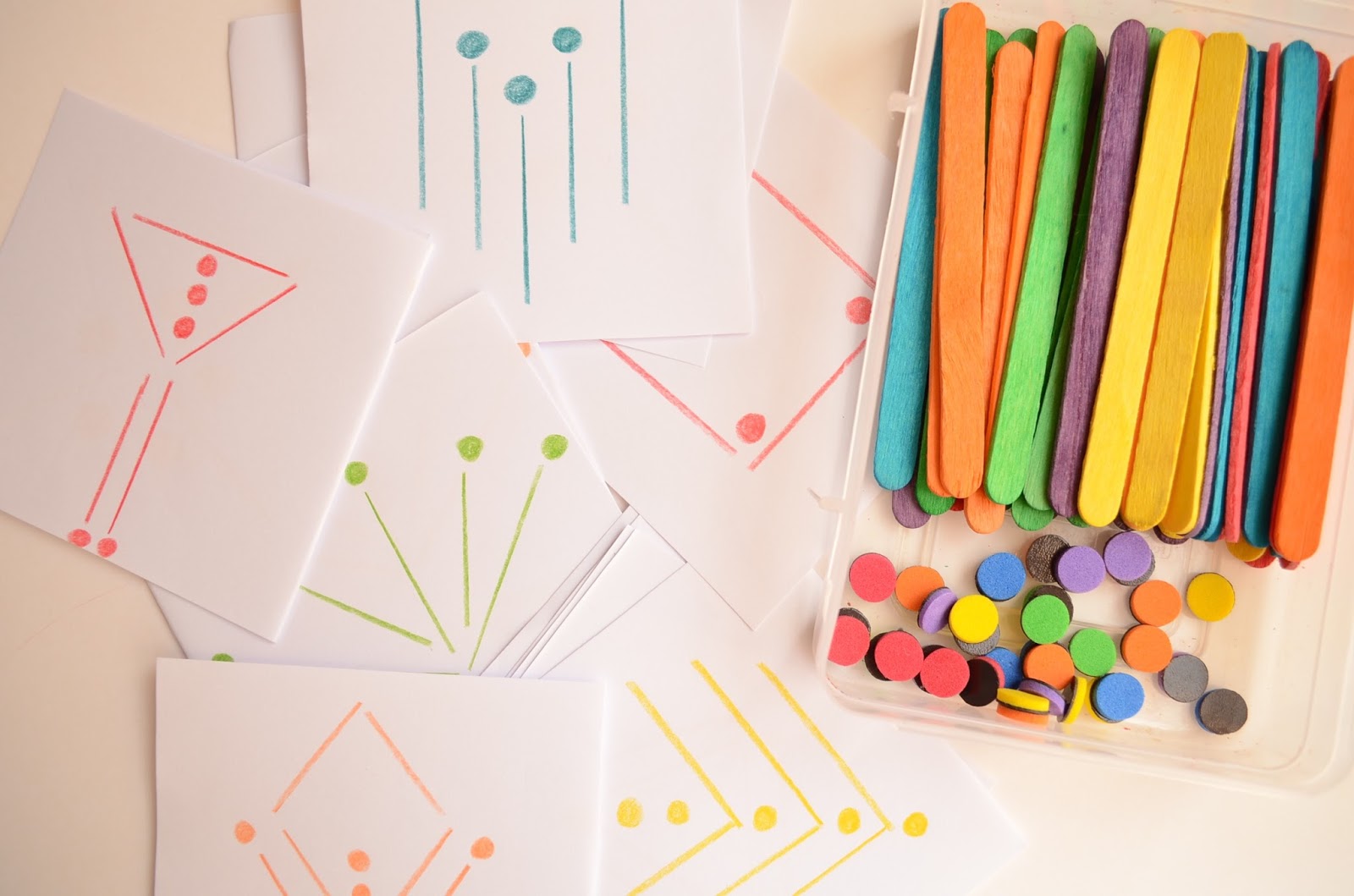 Practical Mom Sticks & Dots Printable Game {Practical Mondays 43}