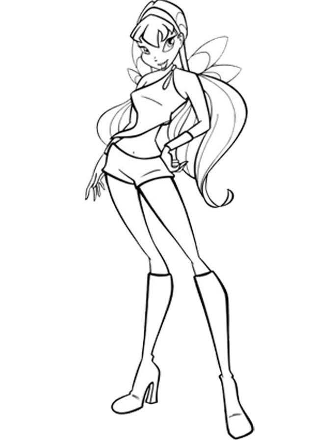 magic winx coloring pages - photo #7