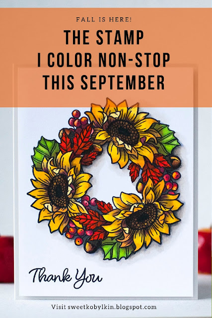 The Stamp I colour Non-Stop This September Autumn Blessings WPlus9 Design x Stephanie Low Creative