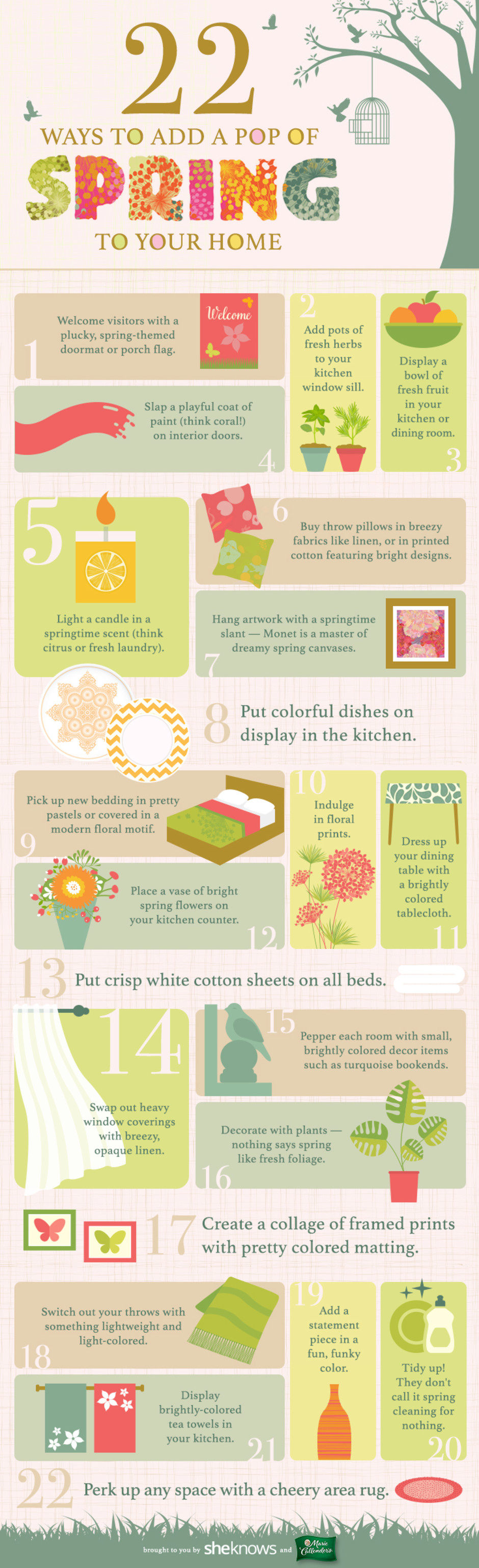 Ways to bring spring into your home