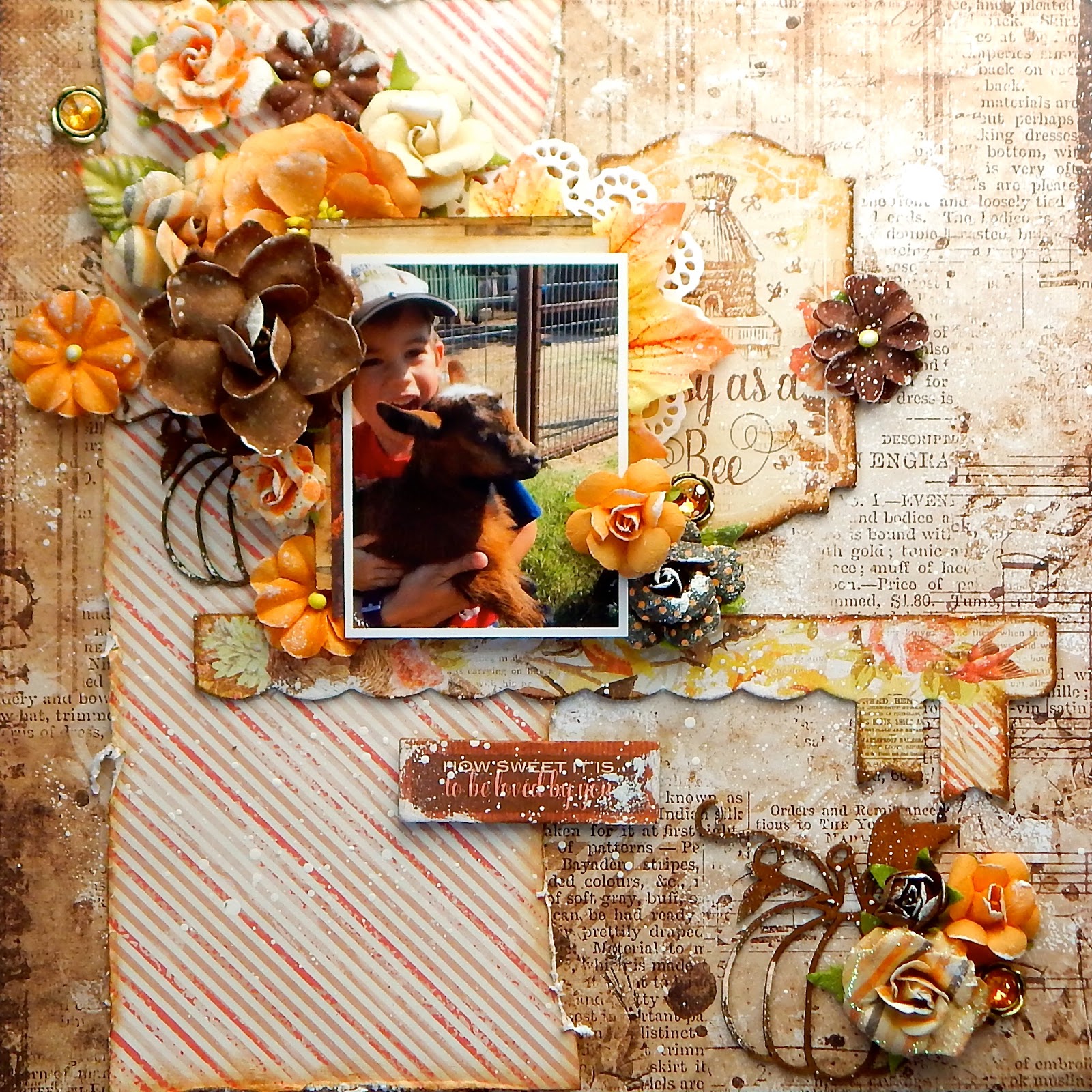 Scraps of Darkness and Scraps of Elegance: Gorgeous Fall layout ...