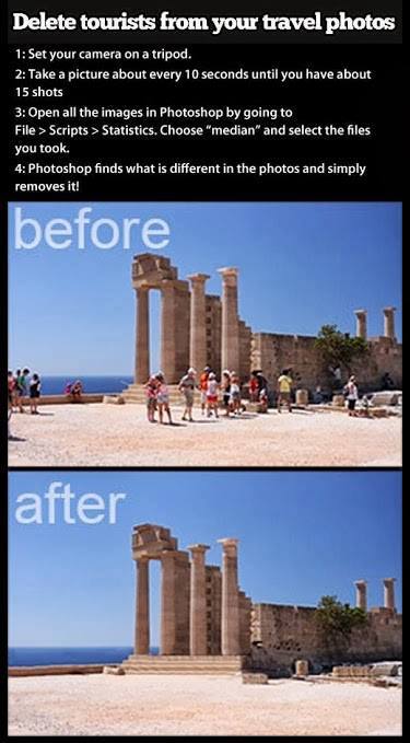 Remove Tourists from your Travel Photos
