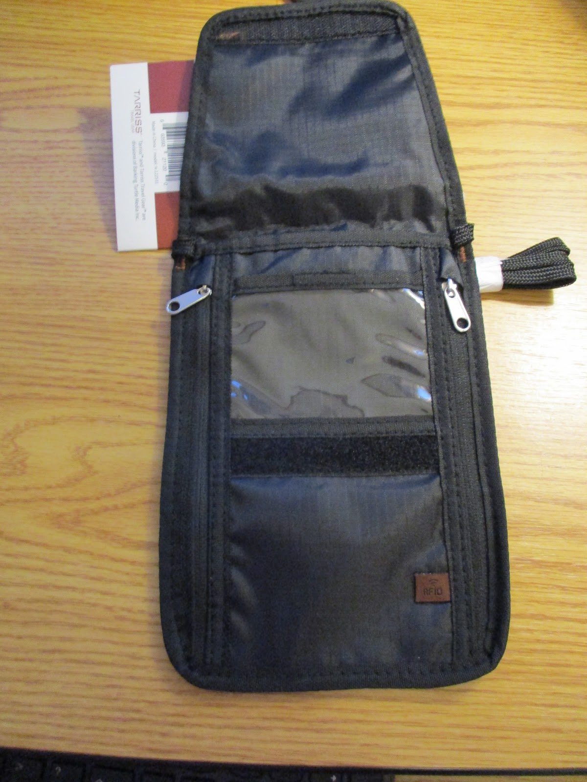 Missy's Product Reviews TARRISS Passport Holder & Hidden Travel Neck