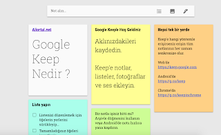 Google keep nedir