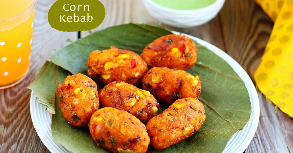 Corn kebab recipe Corn kabab Jeyashri's Kitchen