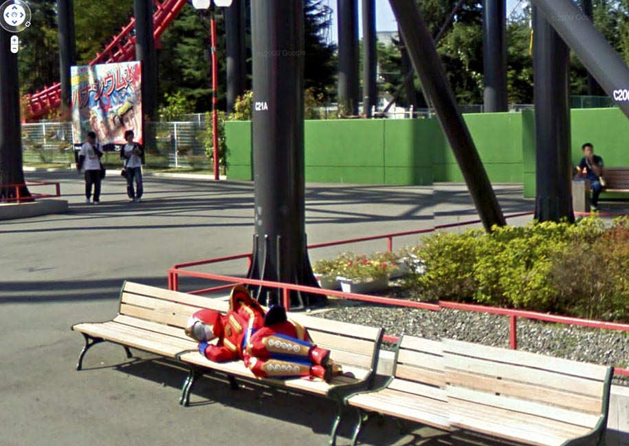 Shocking and unexpected google street view photos
