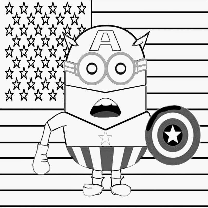 baby captain america coloring pages - photo #27