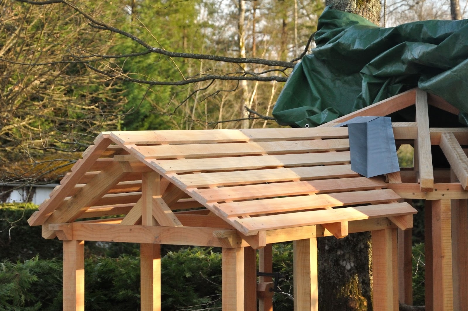 Voligeage et étanchéité cabane 1 2 La cabane de Prout