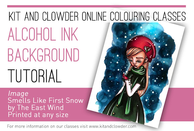 Colouring Tutorial : Alcohol Backgrounds! - Kit and Clowder Online ...