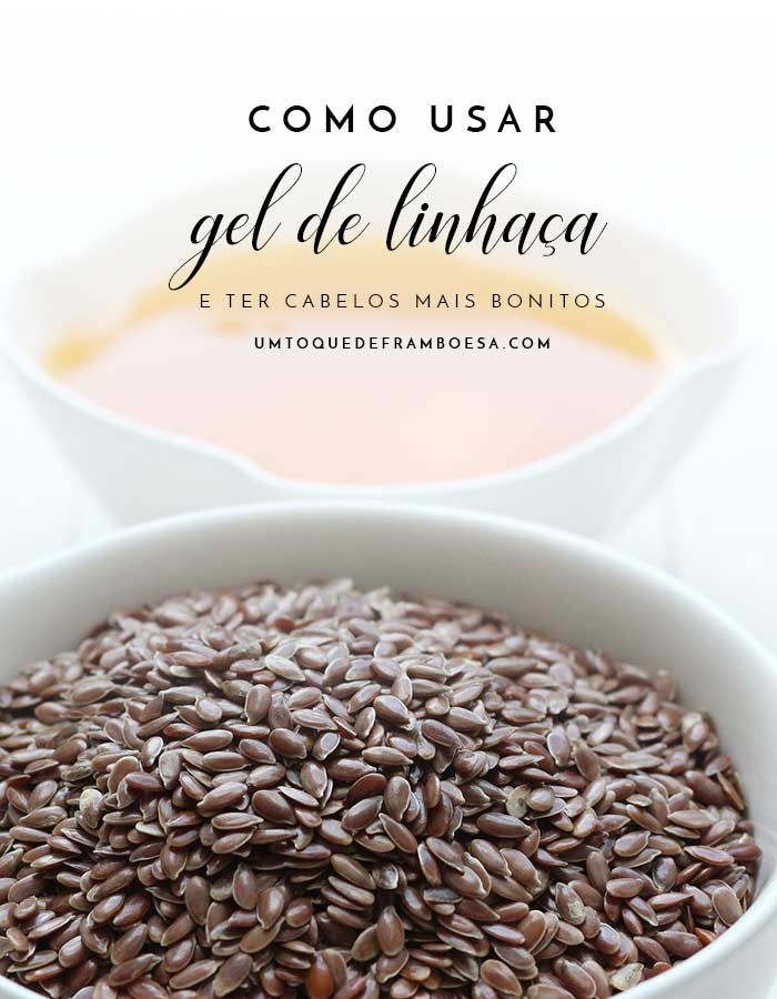 Economize na fase de hidratação do seu cronograma capilar utilizando produtos baratinhos e receitas caseiras, como o gel de linhaça, que deixam os fios lindos e hidratados!