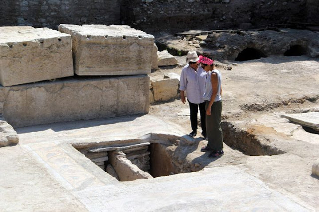 Roman-era baths, mosaics unearthed in Turkey’s north Roman-era baths, mosaics unearthed in Turkey’s north