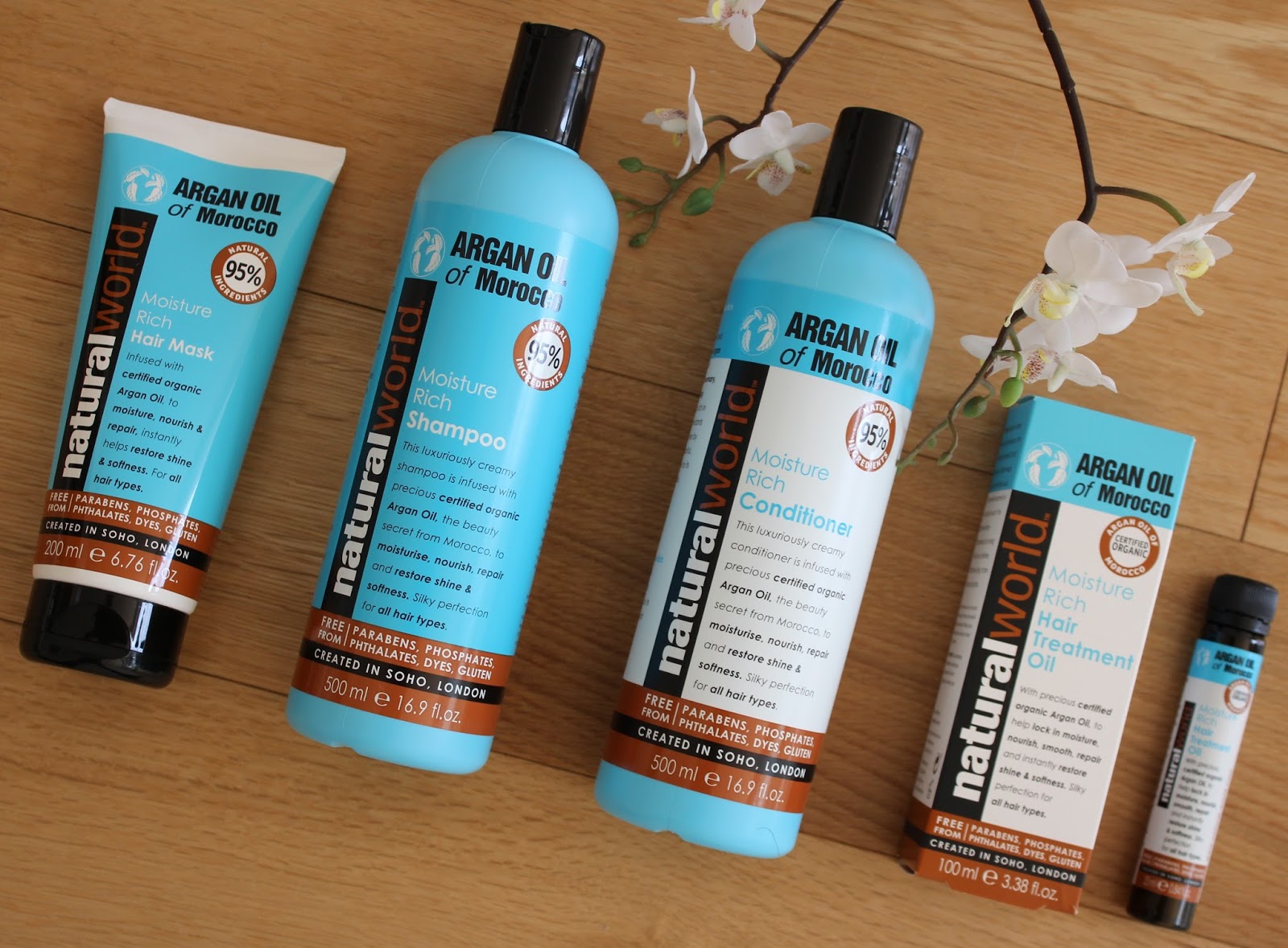 Natural World Argan Oil Haircare Range Kate Louise Blogs