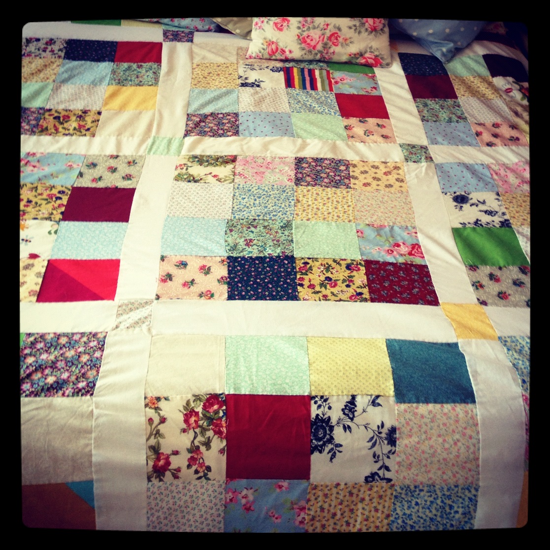 craft project...patchwork quilt — Caroline Burke Burkatron