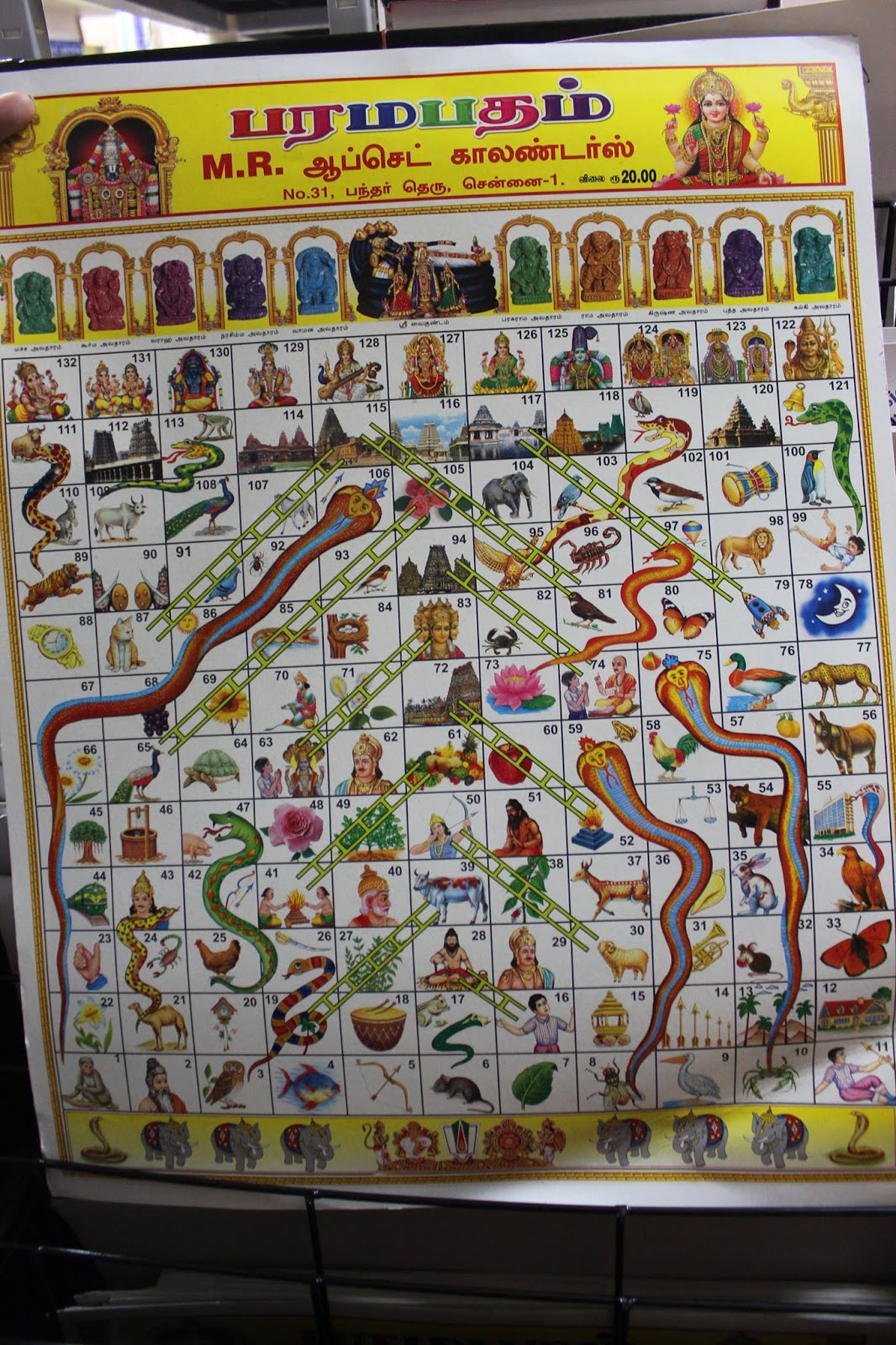 The Magic Tours Blog: Parama Padam: The 'Snakes and Ladders' of India