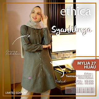 Baju muslim promo blouse ethica terbaru mylia 27