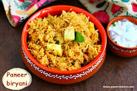 Paneer Biryani recipe Paneer biryani recipe