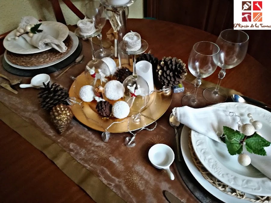 vestir la mesa en navidad