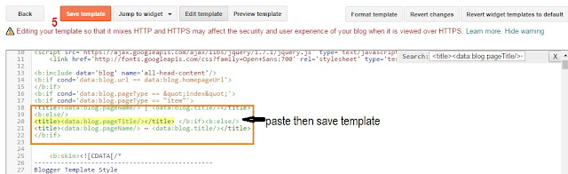 SEO Optimize your Blogger Blog Titles