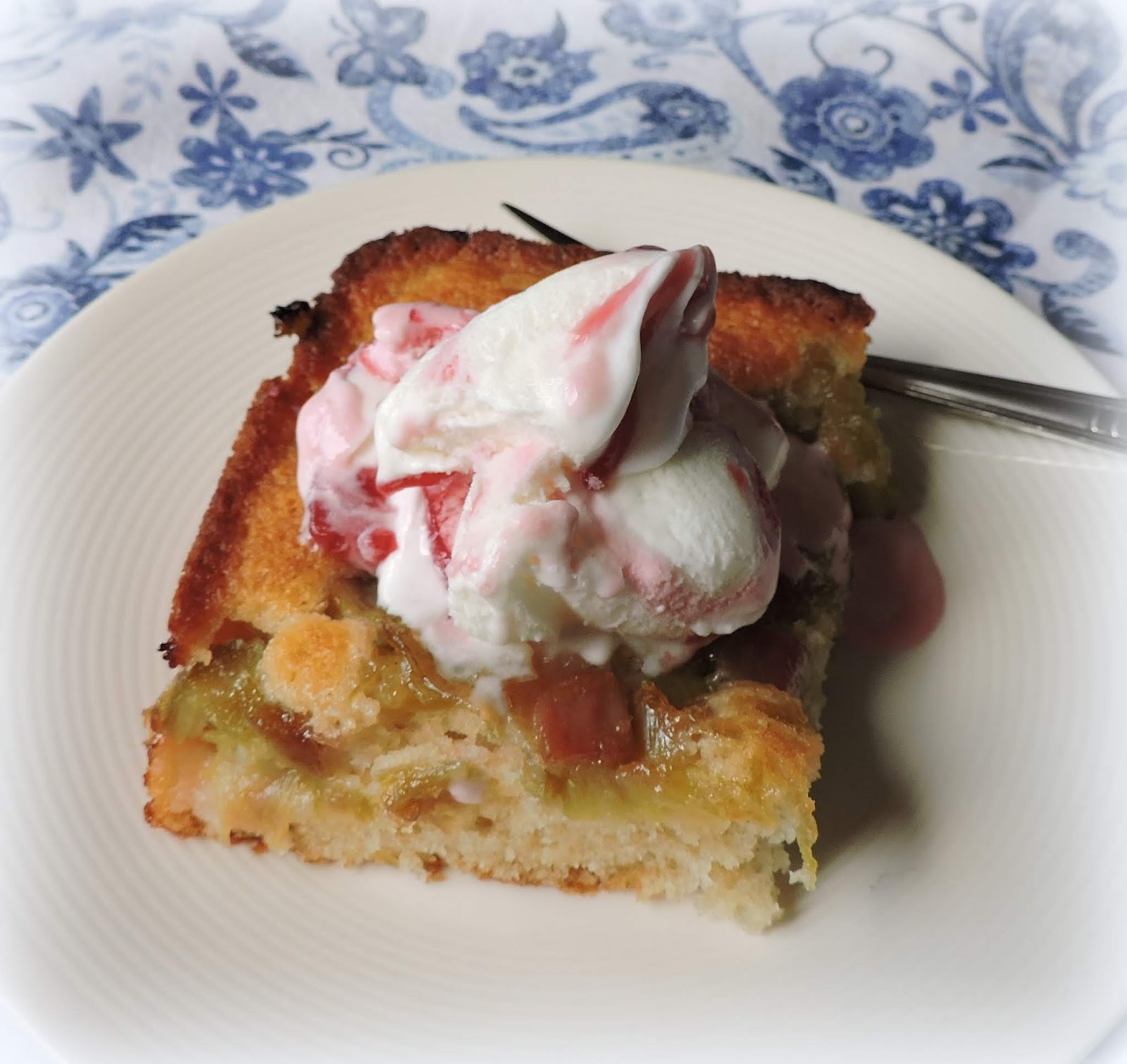 Rhubarb Pudding Cake The English Kitchen