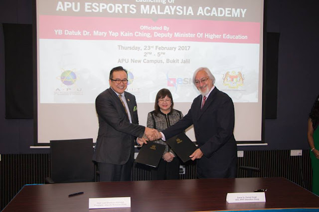 APU and Esports Malaysia