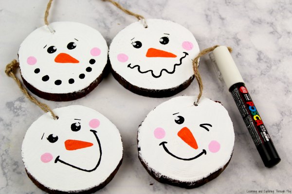 Snowman Winter Crafts for Preschoolers