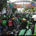 Aksi Ribuan Ojek Online Serukan 7 Tuntutan Di Tugu Pahlawan Surabaya