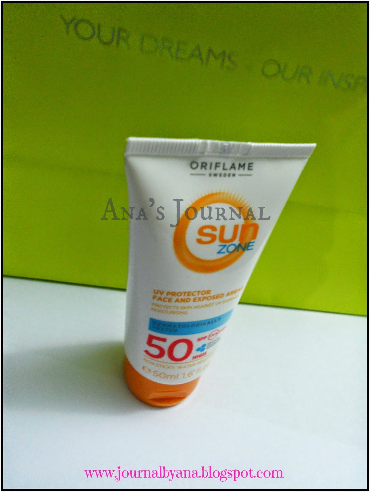 oriflame sunscreen for sensitive skin