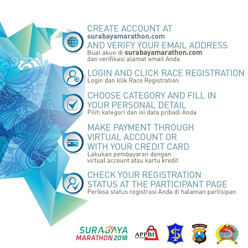 Marathon Credit Card Login >> Surabaya Marathon 2018 Lariku Info Marathon Credit Card Login >> Surabaya Marathon 2018 Lariku Info