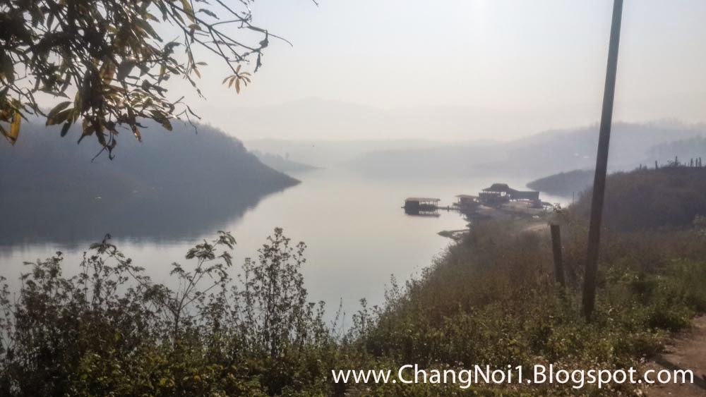 View over Queen Sirikit Lake - Thailand Motorbike Riding in Thailand