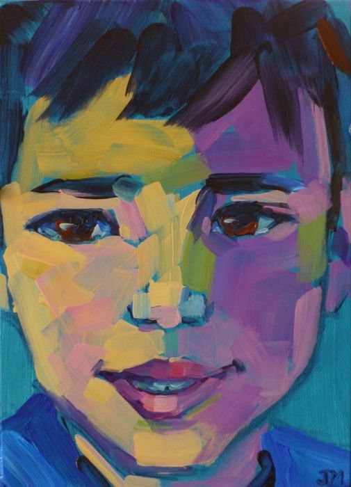 Jessica Miller Paintings: Half-Hour Portrait