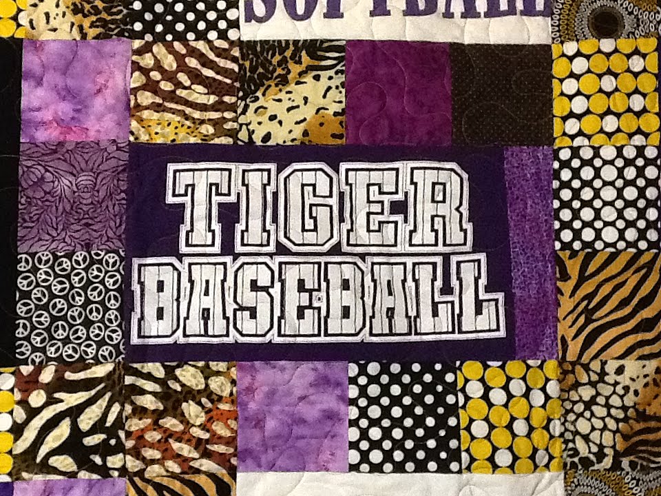 madebyKate Thrall High School TShirt Quilt