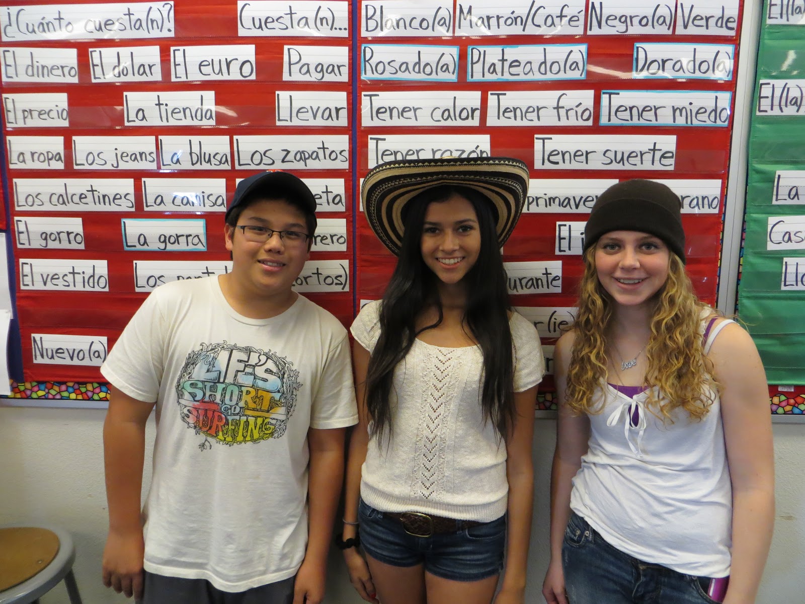 Scripps Ranch H.S. World Languages ¿Cómo se dice "hat" en español?