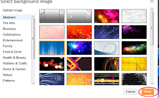 change background theme of blogger