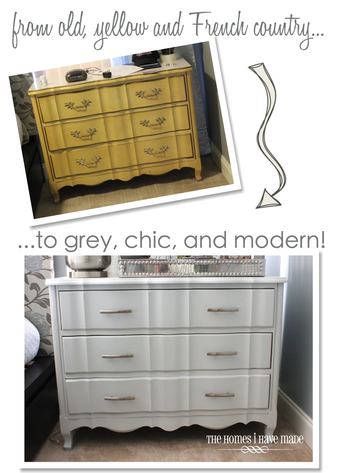 A Modern Makeover for a Classic Piece - A Little Grey Dresser - The ...