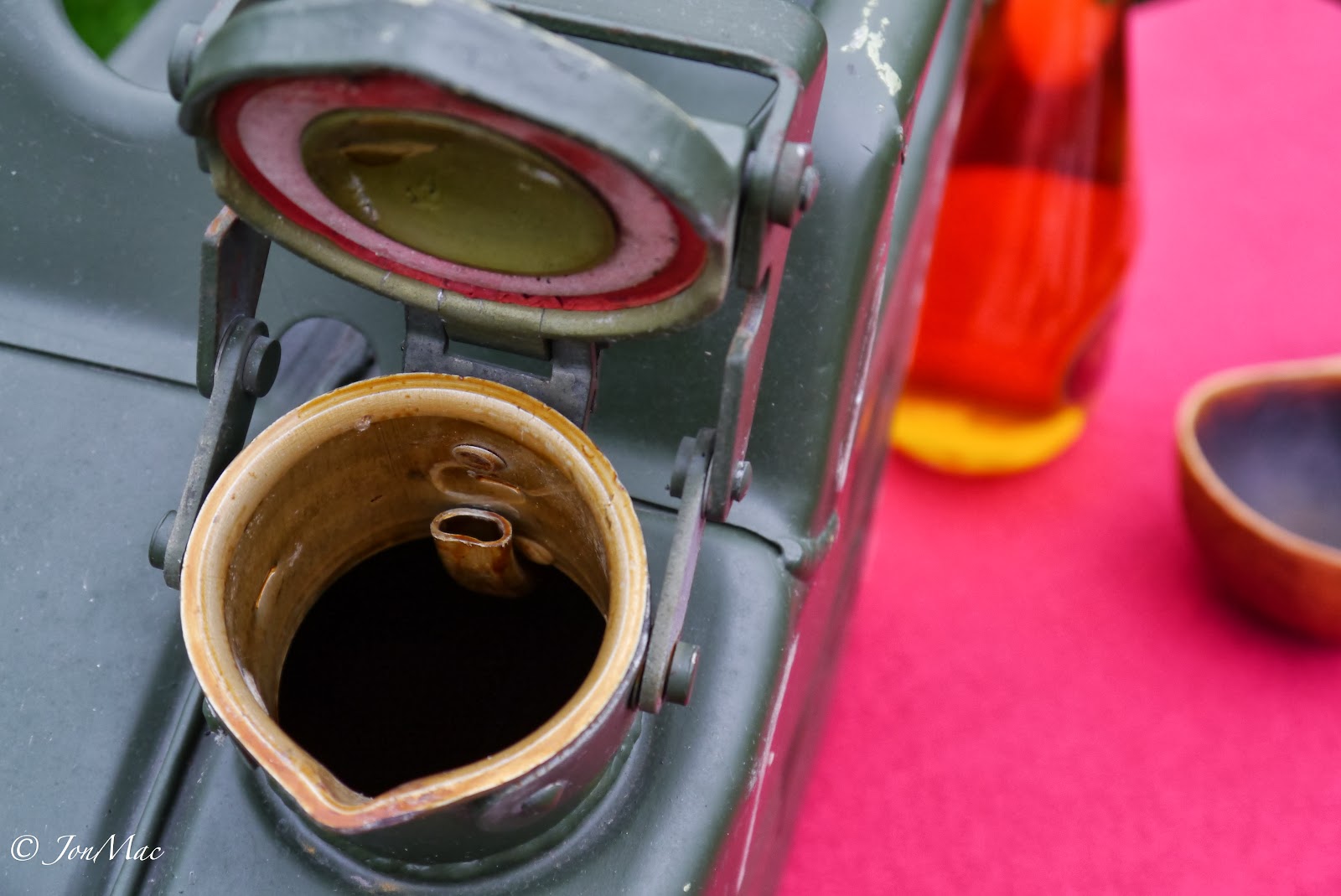 Jon Mac.Spoon Carving First Steps French ( Jerry can ) wine carriers.