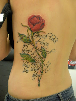 rose flower tattoo designs
