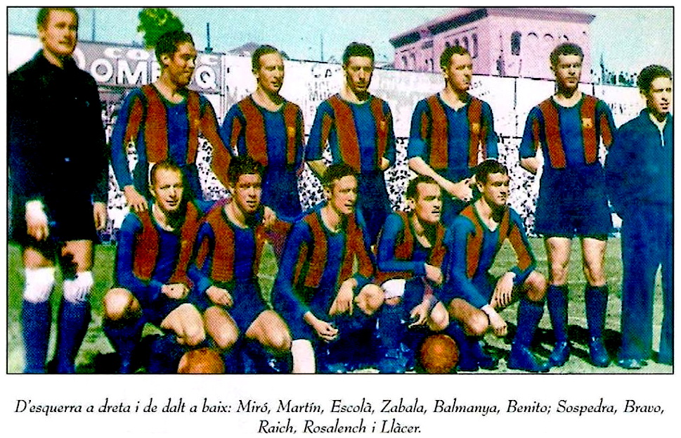 BARCELONA Campeón de Copa 21/06/1942