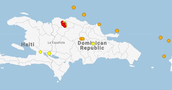 7 Sismos Han Sacudido Al Caribe En Las últimas Horas. 7 Sismos Han Sacudido Al Caribe En Las últimas Horas.