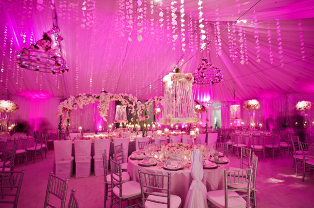 Pink Wonderland Wedding Decor