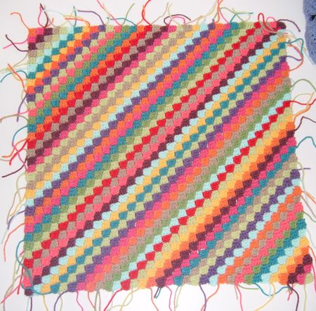 かぎ針編み簡単ブランケットの作り方 Crochet And Me かぎ針編みの編み図と編み方