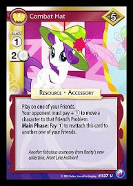 My Little Pony Combat Hat Canterlot Nights CCG Card