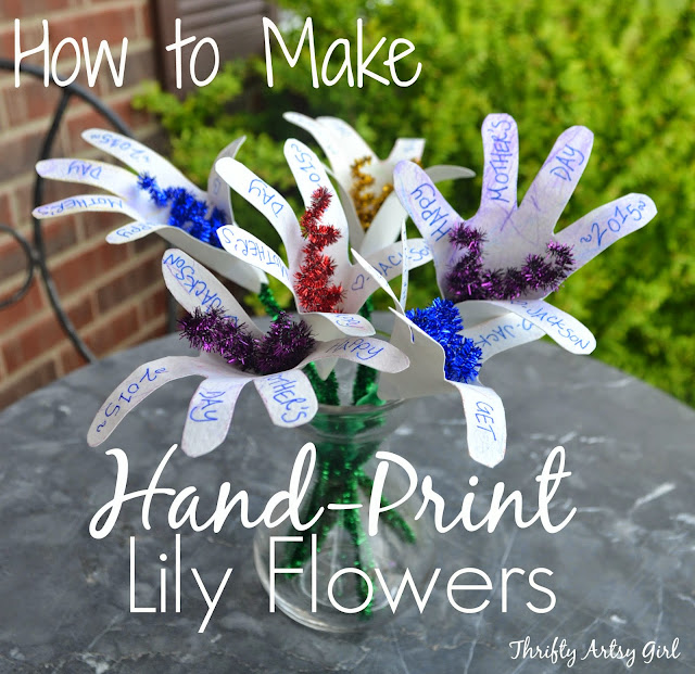 Painted Handprints Craft Painted Handprints Craft