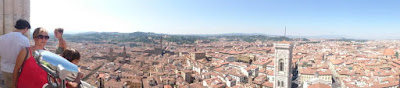 Vistas de Florencia desde la cúpula de Brunelleschi. Vistas de Florencia desde la cúpula de Brunelleschi.