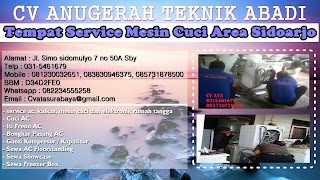 Tempat Service Mesin Cuci Area Sidoarjo 