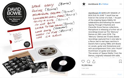 David Bowie Instagram Has Been Announced "The Mercury Demos LP