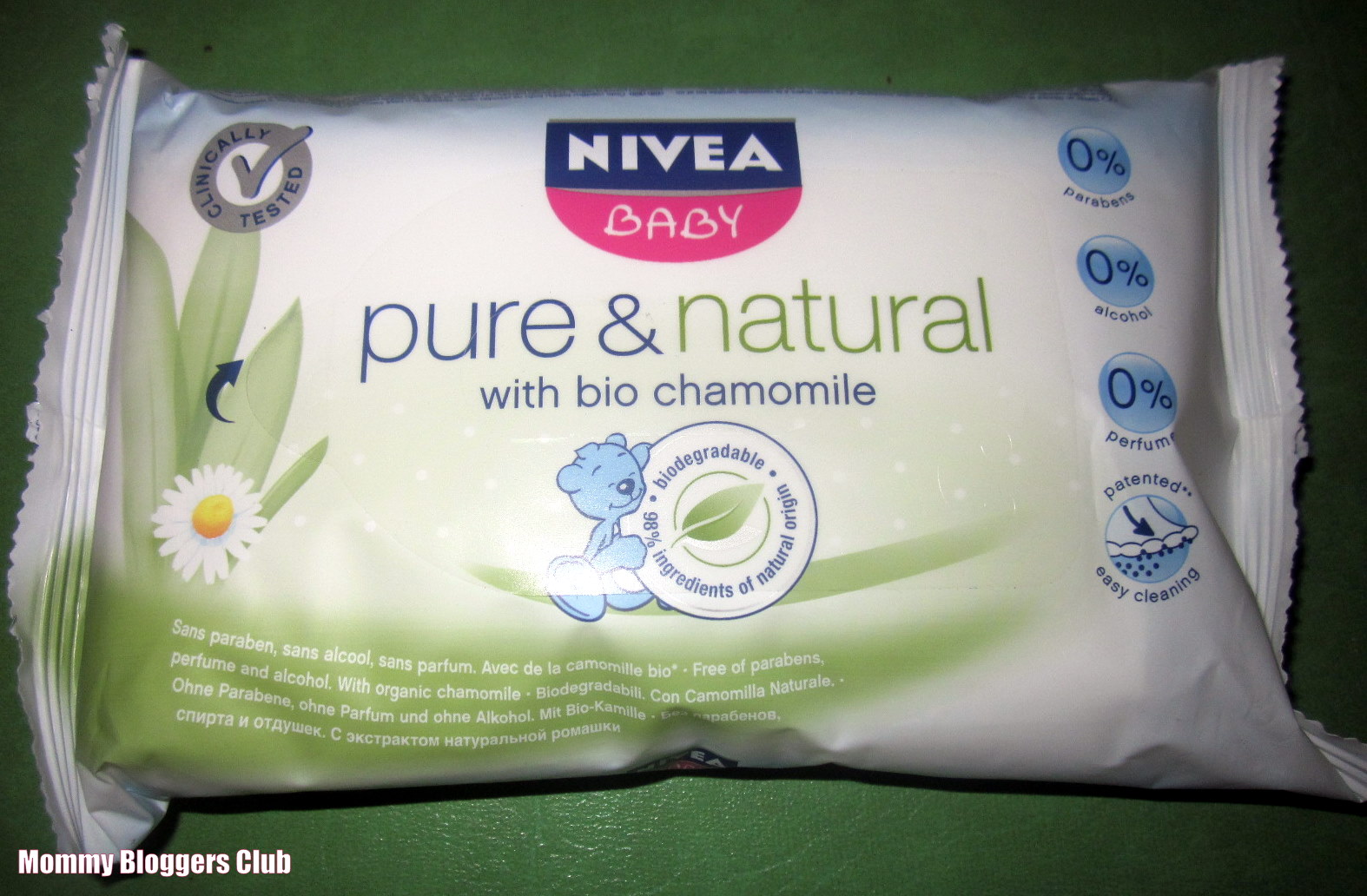 Mommy Bloggers Club Nivea Baby Pure & Natural Wipes Review