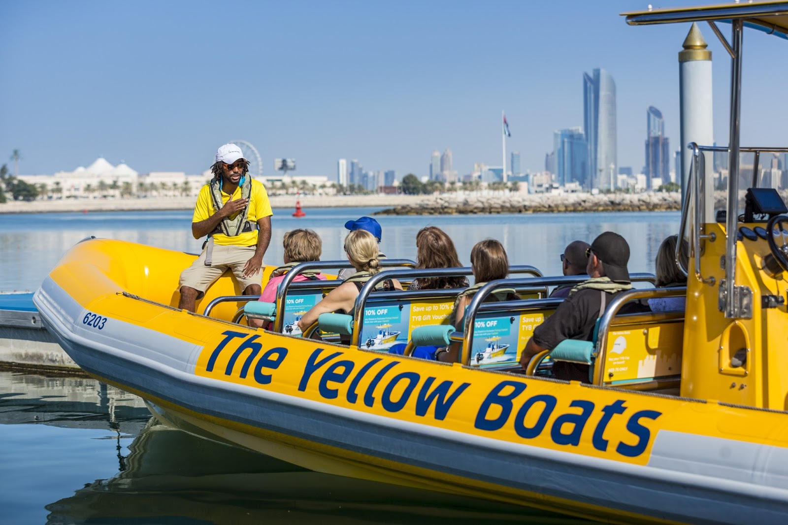 yellow boat tour abu dhabi price