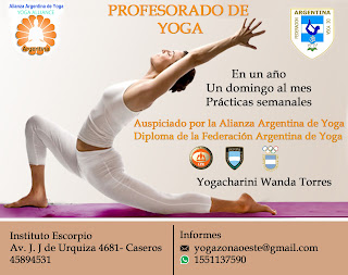 Yoga en Caseros, Profesorado de Yoga en un año, Federación Argentina de Yoga