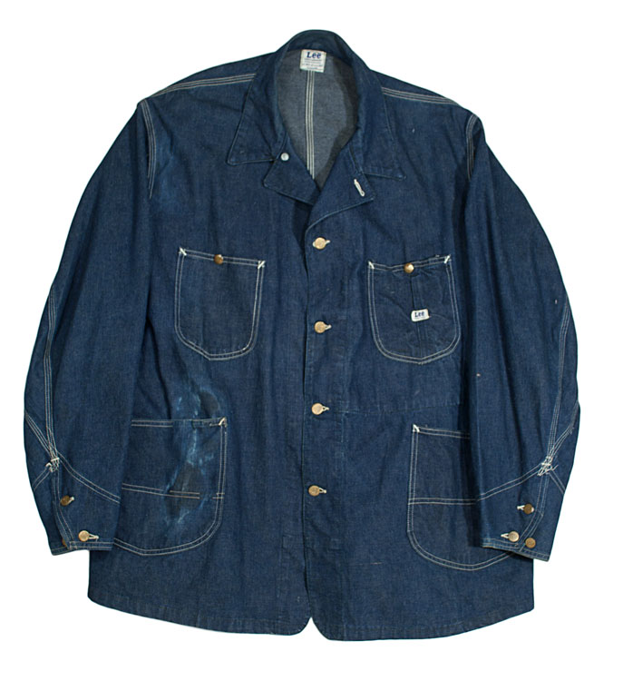 Ballyhoo Vintage News: 1940s Lee 91-J Jelt Denim Chore Jacket